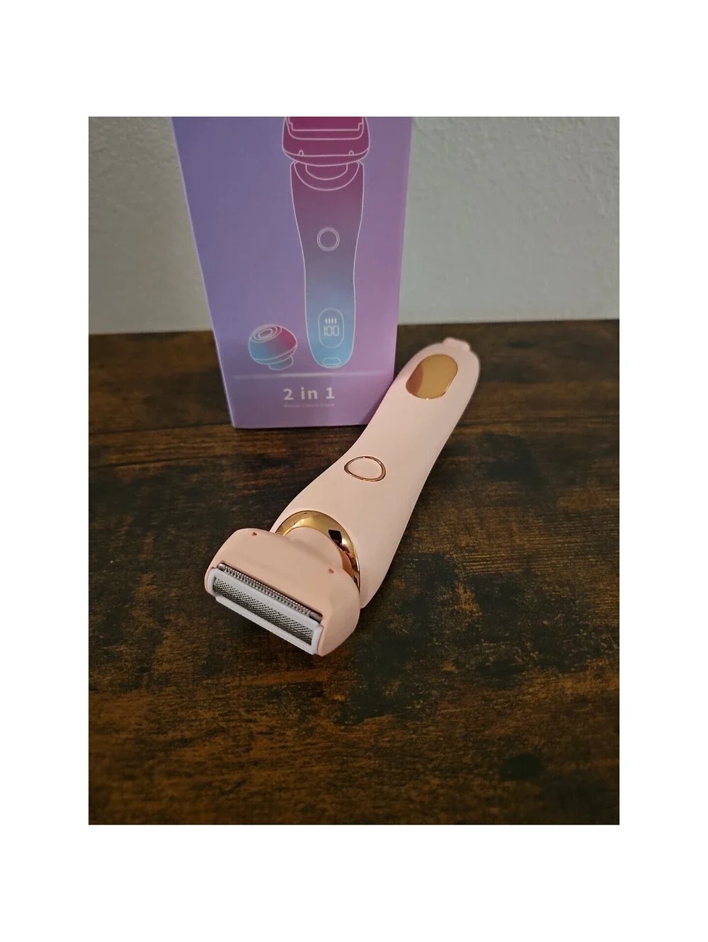 2 in 1 Dual Head Electric Lady Waterproof Shaver Razor for Women Private Parts